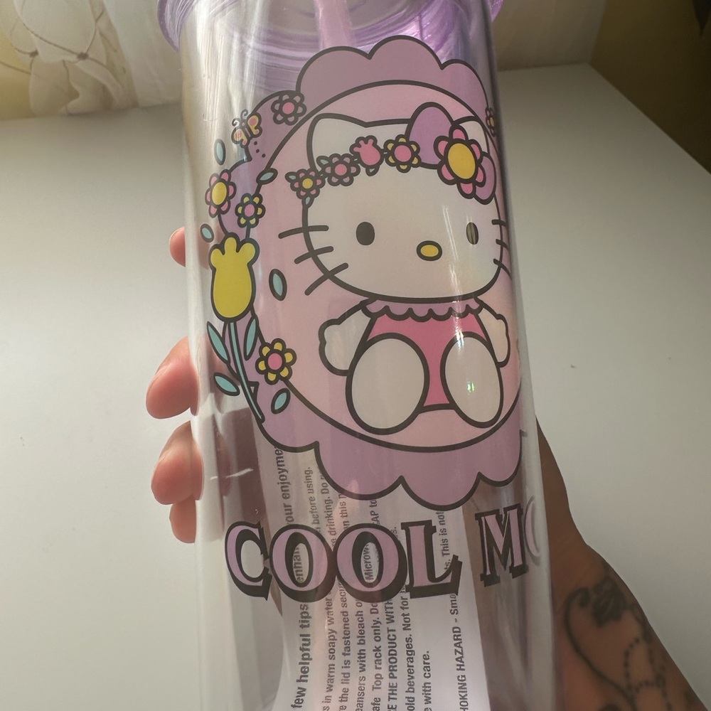 Sanrio Hello Kitty acrylic travel cup NEW - Picture 6 of 6